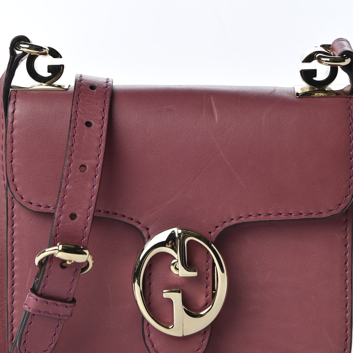 Calfskin Small 1973 Shoulder Flap Bag Peonia Flower