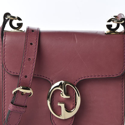 Gucci Calfskin Small 1973 Shoulder Flap Bag Peonia Flower 8 of 8
