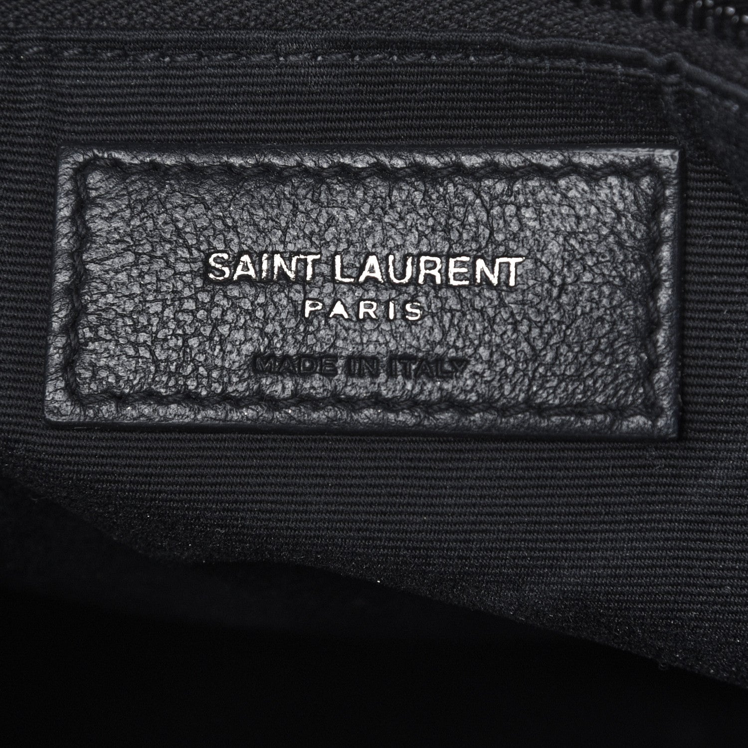 Saint Laurent Crinkled Calfskin Matelasse Monogram Medium Niki Shopper Tote Black 10 of 22