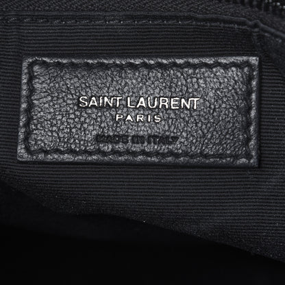 Saint Laurent Crinkled Calfskin Matelasse Monogram Medium Niki Shopper Tote Black 10 of 22