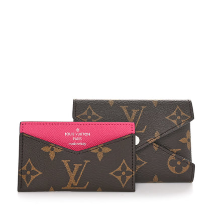 Louis Vuitton Monogram LV Colormania Kirigami Card Holder Pondichery Pink 3 of 8