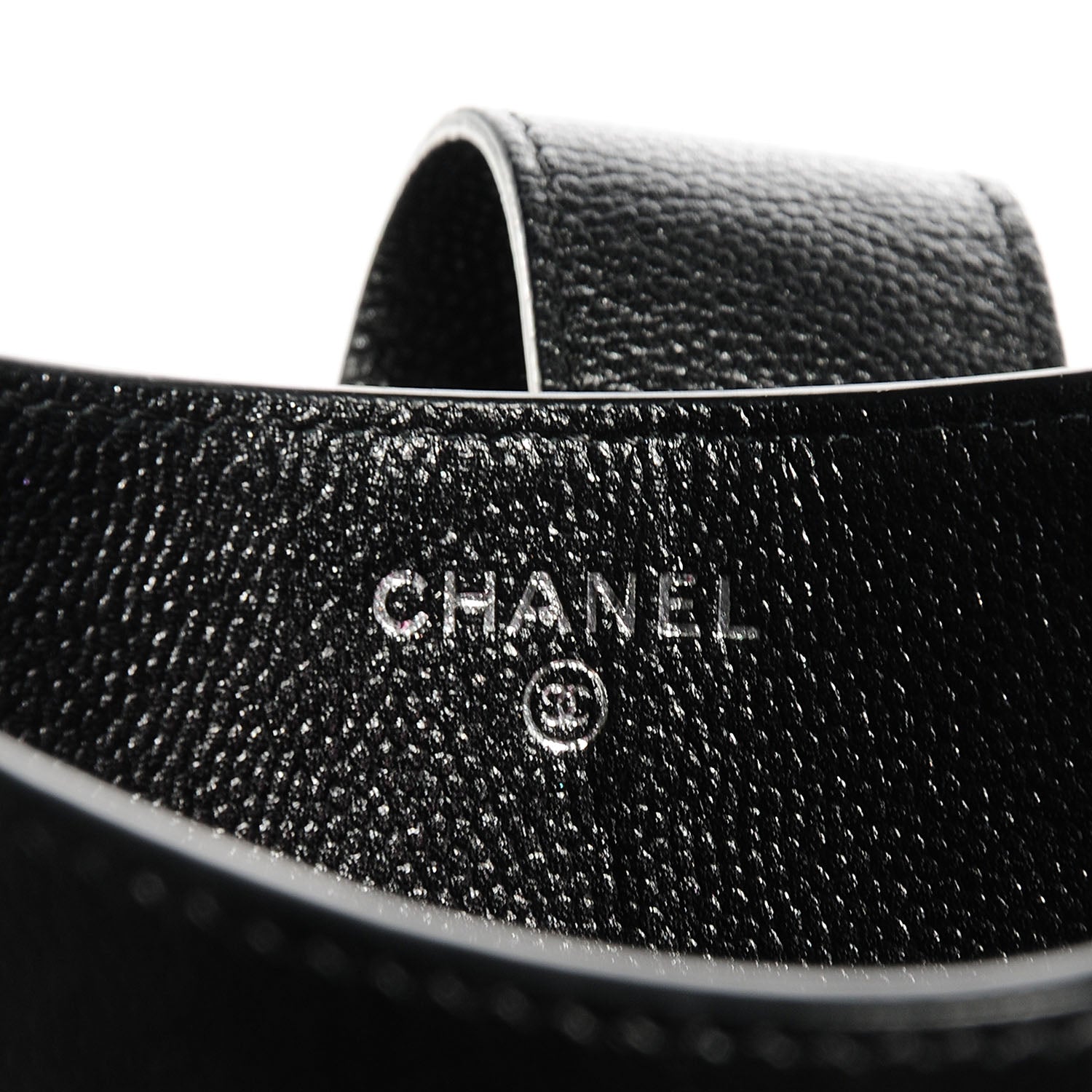 Chanel Caviar iPad Case Crossbody Black 6 of 8