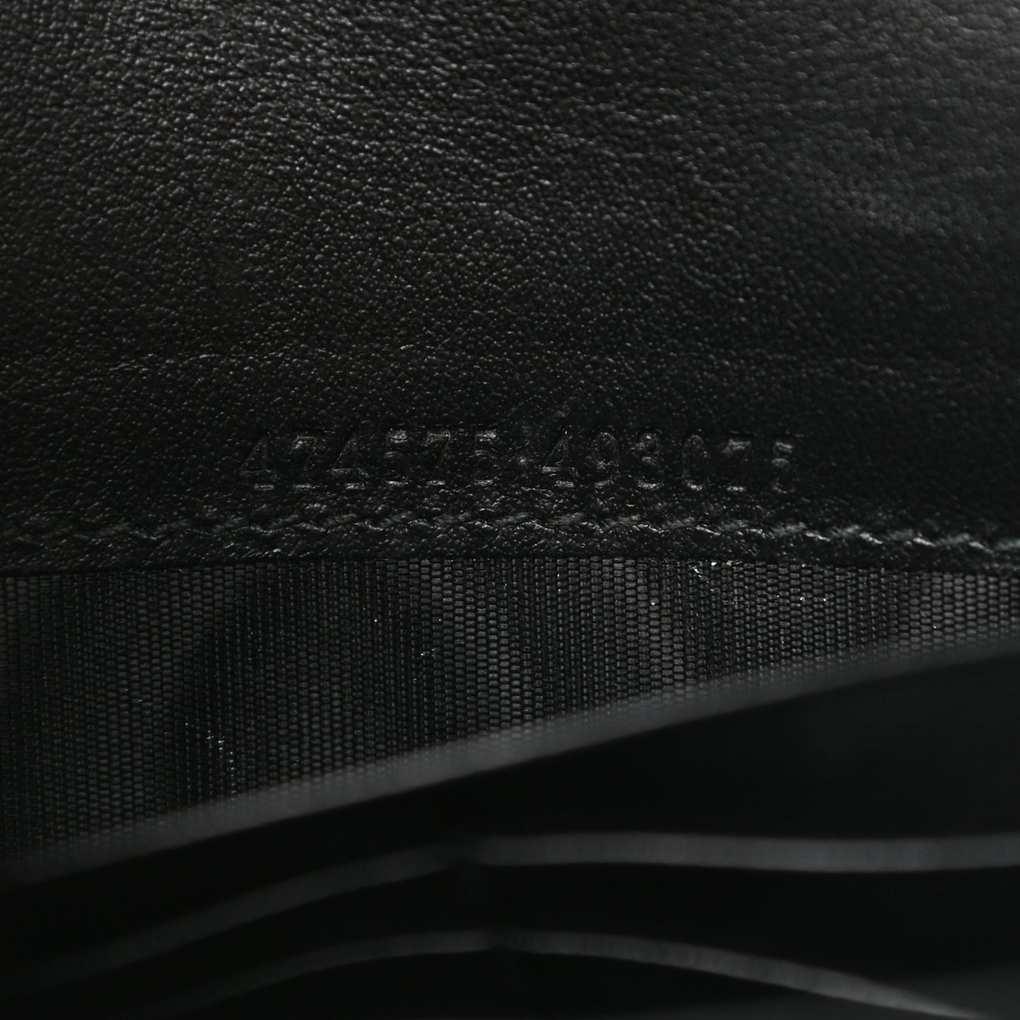 Calfskin Matelasse GG Marmont Chain Wallet Black