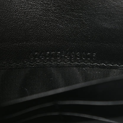 Gucci Calfskin Matelasse GG Marmont Chain Wallet Black 7 of 12