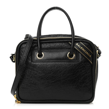 Balenciaga Agneau S Blanket Square Tote Black 1 of 10