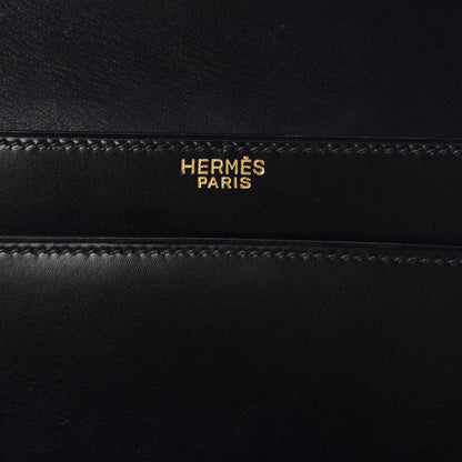 Hermes Box Top Handle Bag Black 6 of 16