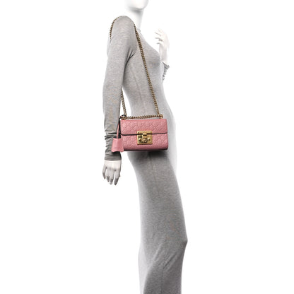 Gucci Guccissima Small Padlock Shoulder Bag Rose Baby Candy 2 of 12