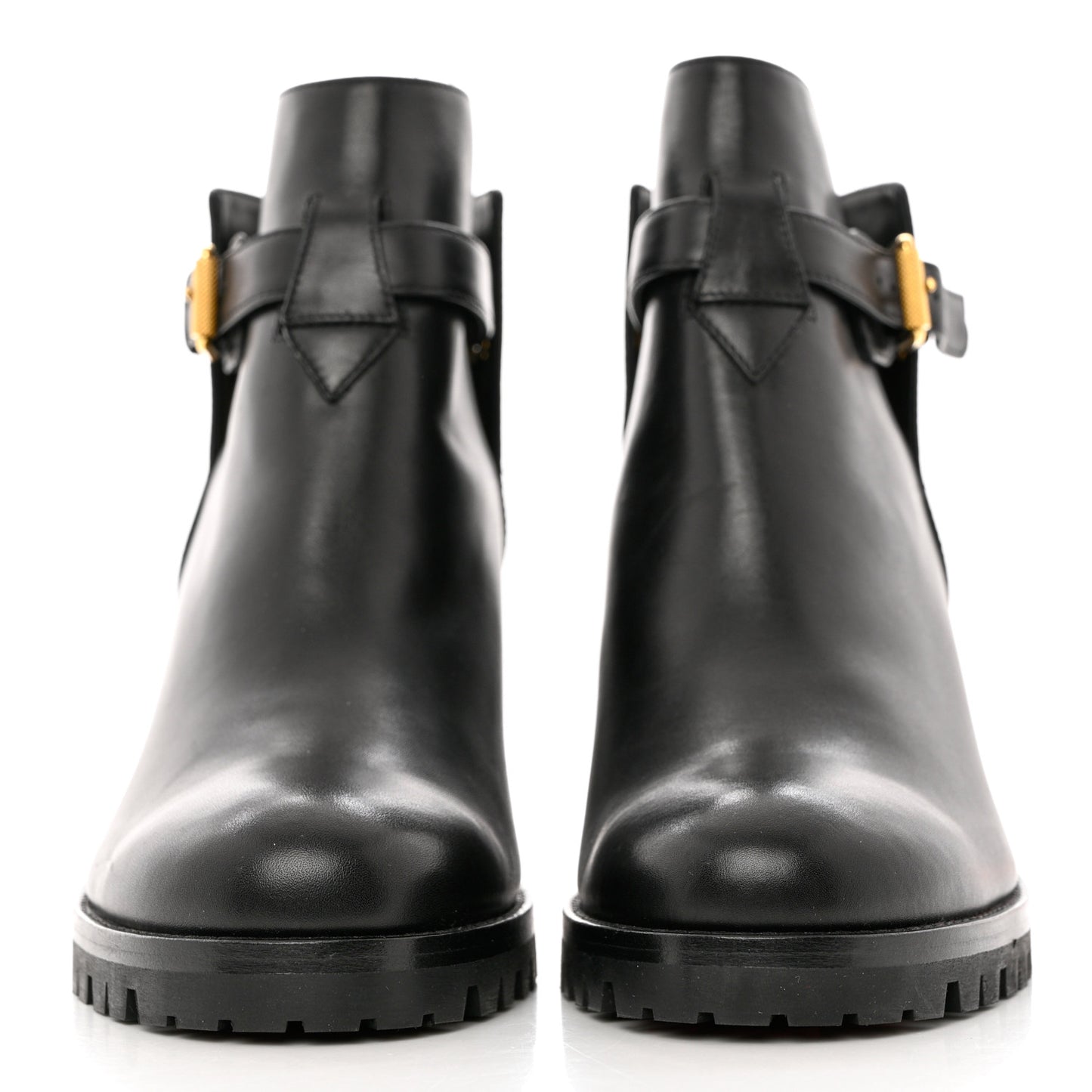 Calfskin Communa 70 Ankle Boots 37 Black
