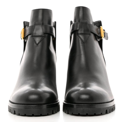 Christian Louboutin Calfskin Communa 70 Ankle Boots 37 Black 2 of 10