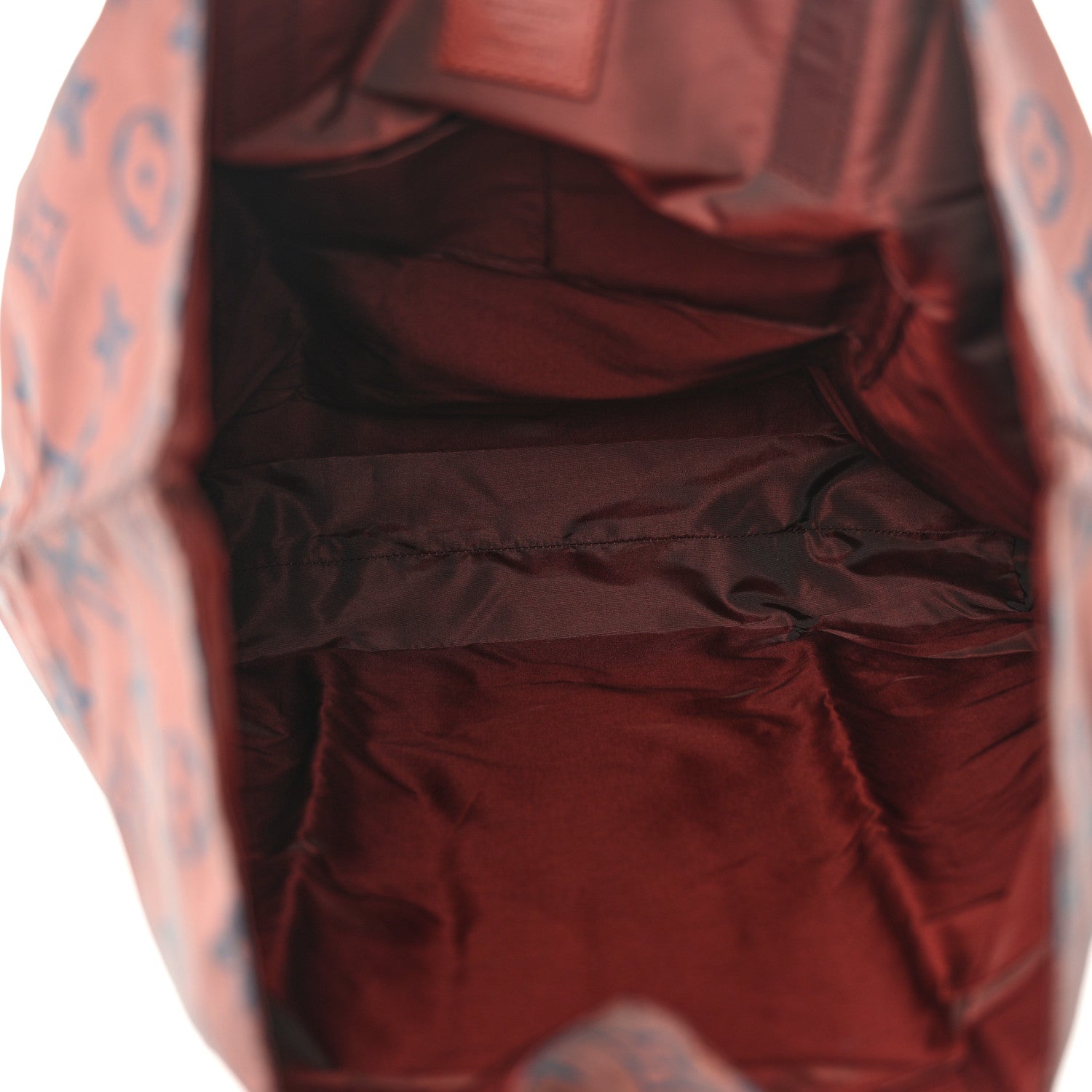 Louis Vuitton Nylon Monogram Cabas Escapade Tote Red 6 of 10