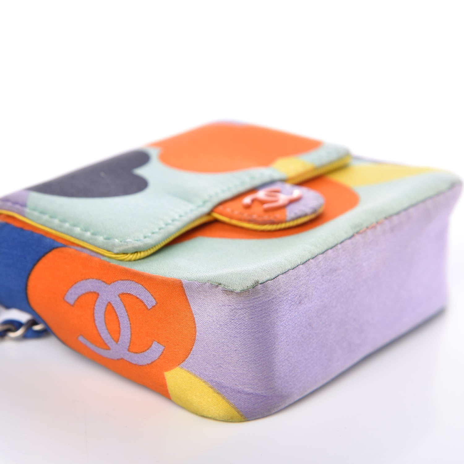 Chanel Satin Convertible Micro Flap Multicolor 15 of 16