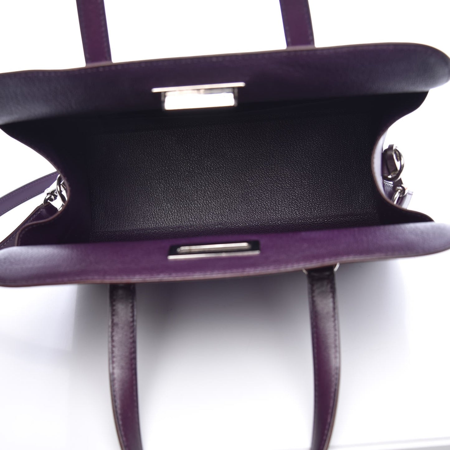 Box Handle Bag Raisin