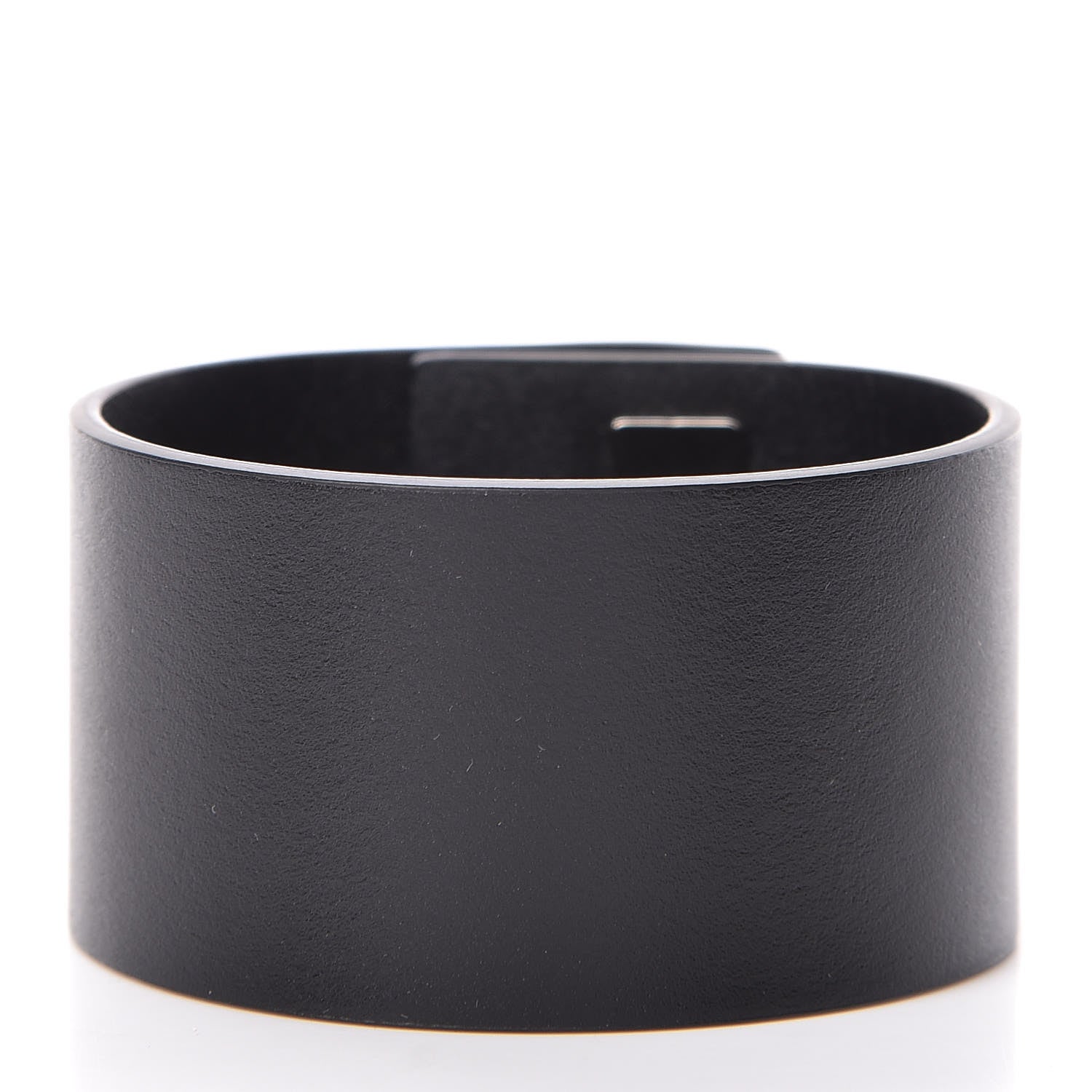 Christian Dior Calfskin Large Logo Bracelet Black 3 of 7