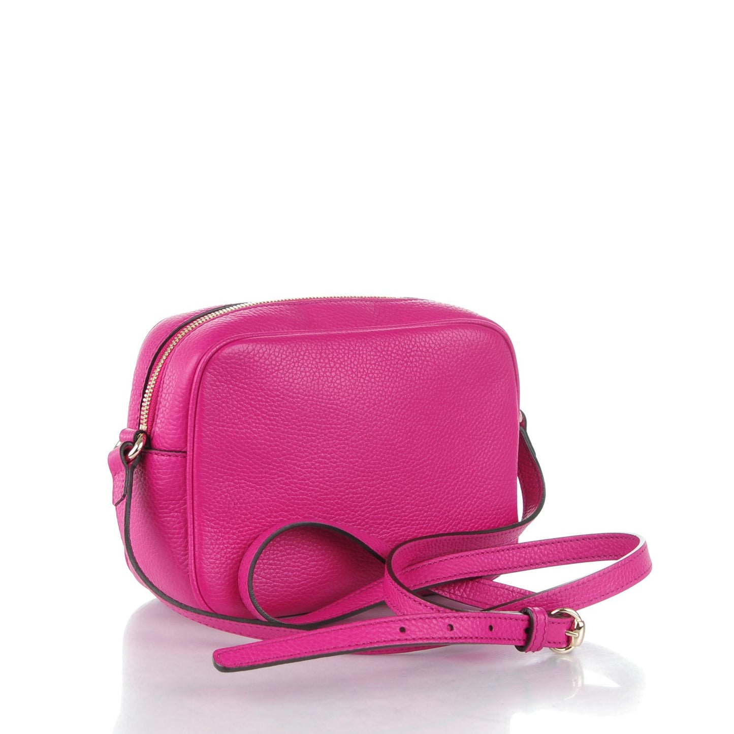 Cellarius Calfskin Small Soho Disco Bag Bright Bouganville