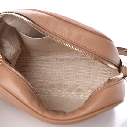 Gucci Pebbled Calfskin Small Soho Disco Bag Camelia 5 of 7