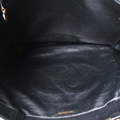 Chanel Lambskin CC Tote Black 5 of 12