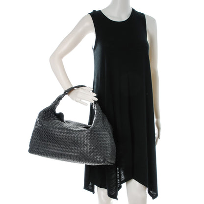Bottega Veneta Nappa Intrecciato Sloane Hobo Ferro Gray 2 of 7