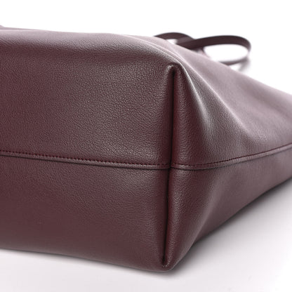 Saint Laurent Calfskin Large Shopping Tote Bordeaux 20 of 21