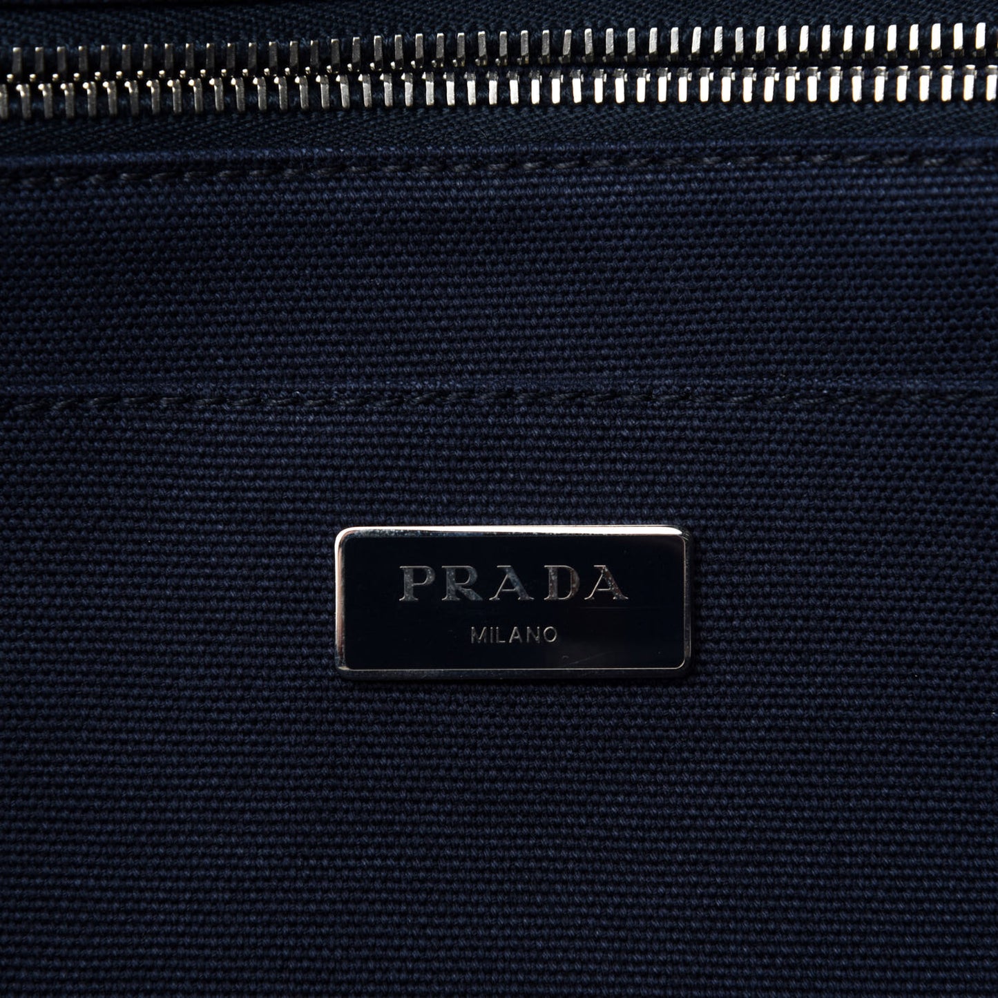 Canvas Mistolino Canapa Tote Naturale Blue
