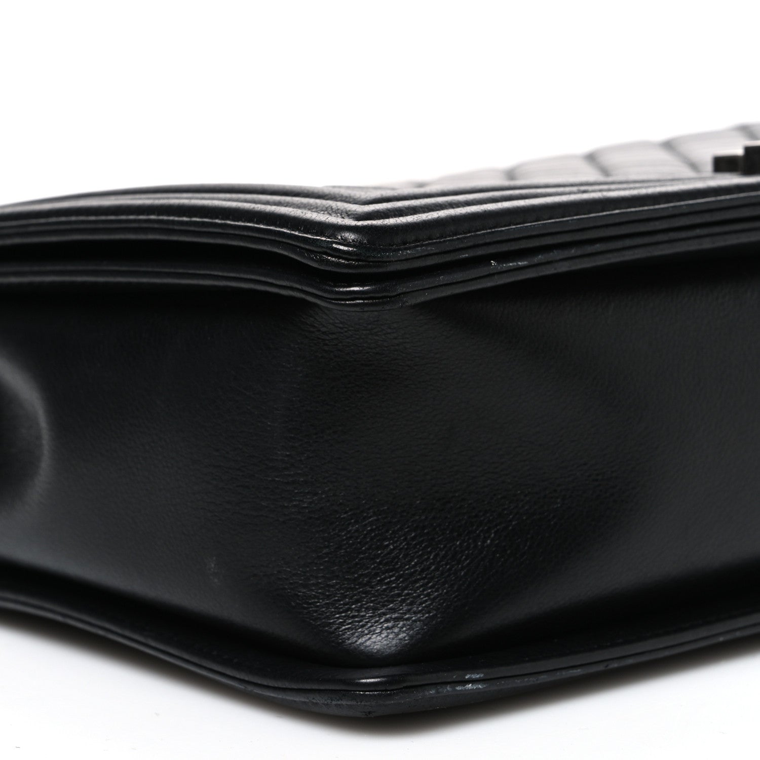 Chanel Calfskin Quilted Large Boy Flap Black 9 of 10