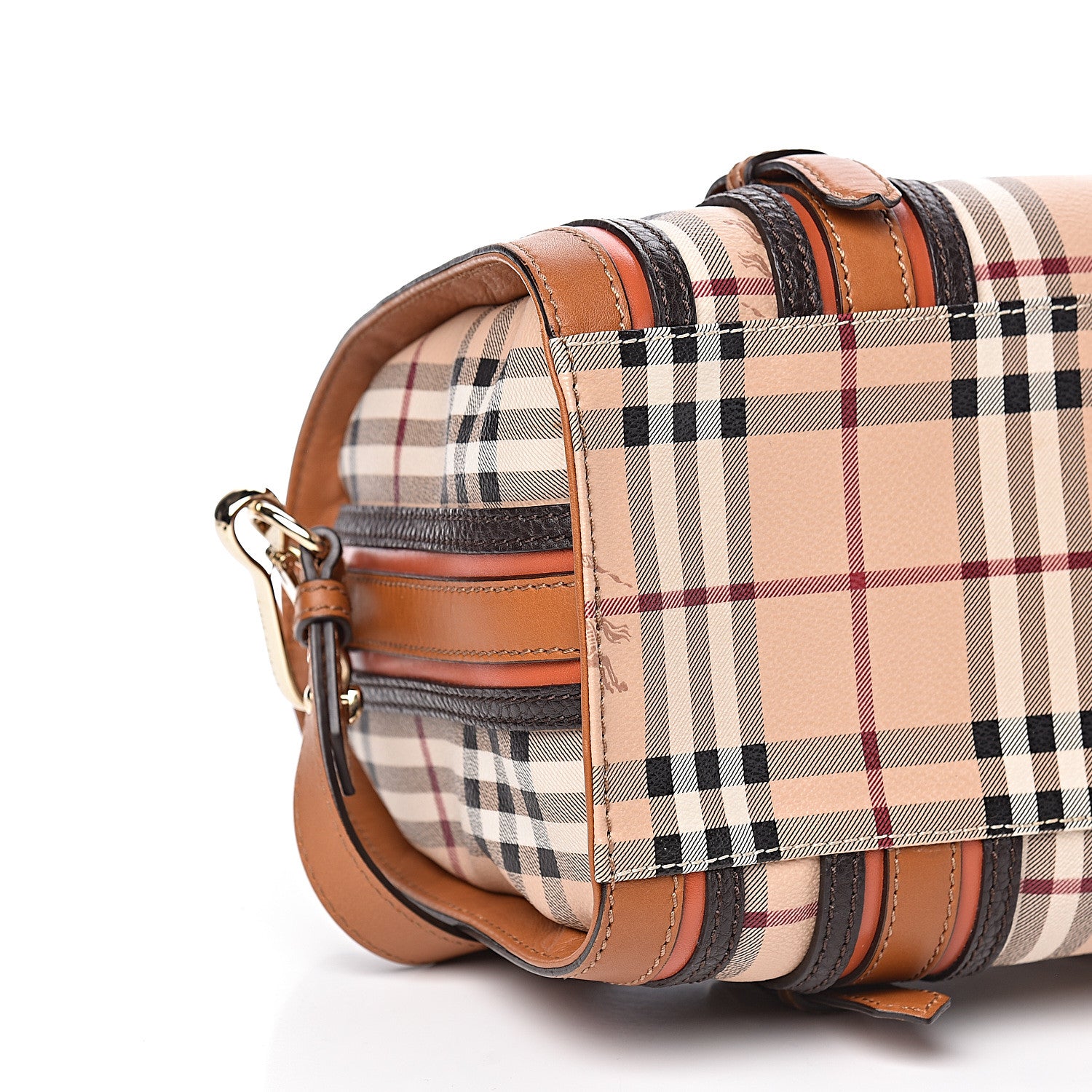 Burberry Haymarket Check Medium Alchester Bowling Bag Autumn 9 of 12