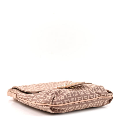 Fendi Zucchino Vitello Tube Messenger Bag Cipria Teint Cipria 4 of 12