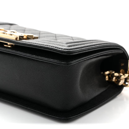Chanel Caviar Quilted Small Boy Flap Black 10 of 10