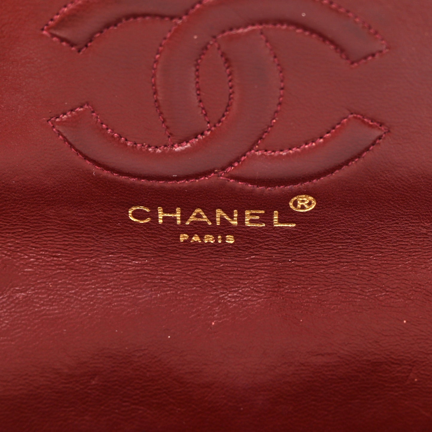 Lambskin Quilted Paris Medium Single Flap Black