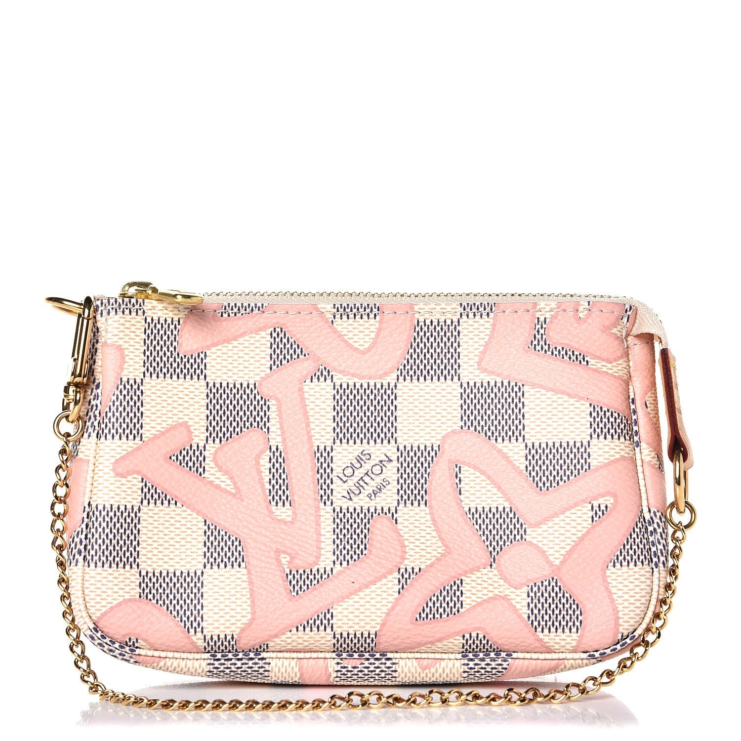 Louis Vuitton Damier Azur Tahitienne Mini Pochette Accessories 1 of 8