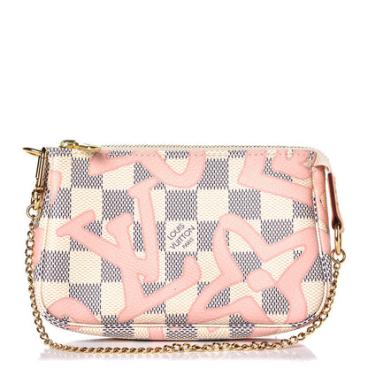 Louis Vuitton Damier Azur Tahitienne Mini Pochette Accessories 1 of 8