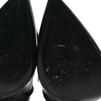 Saint Laurent Calfskin Opyum Ankle Boot 38 Black 9 of 10