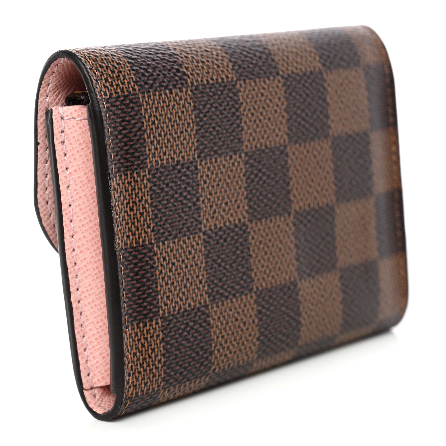 Louis Vuitton Damier Ebene Rosalie Coin Purse Rose Ballerine 3 of 7