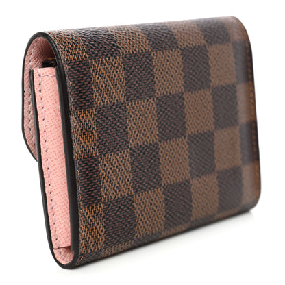 Louis Vuitton Damier Ebene Rosalie Coin Purse Rose Ballerine 3 of 7