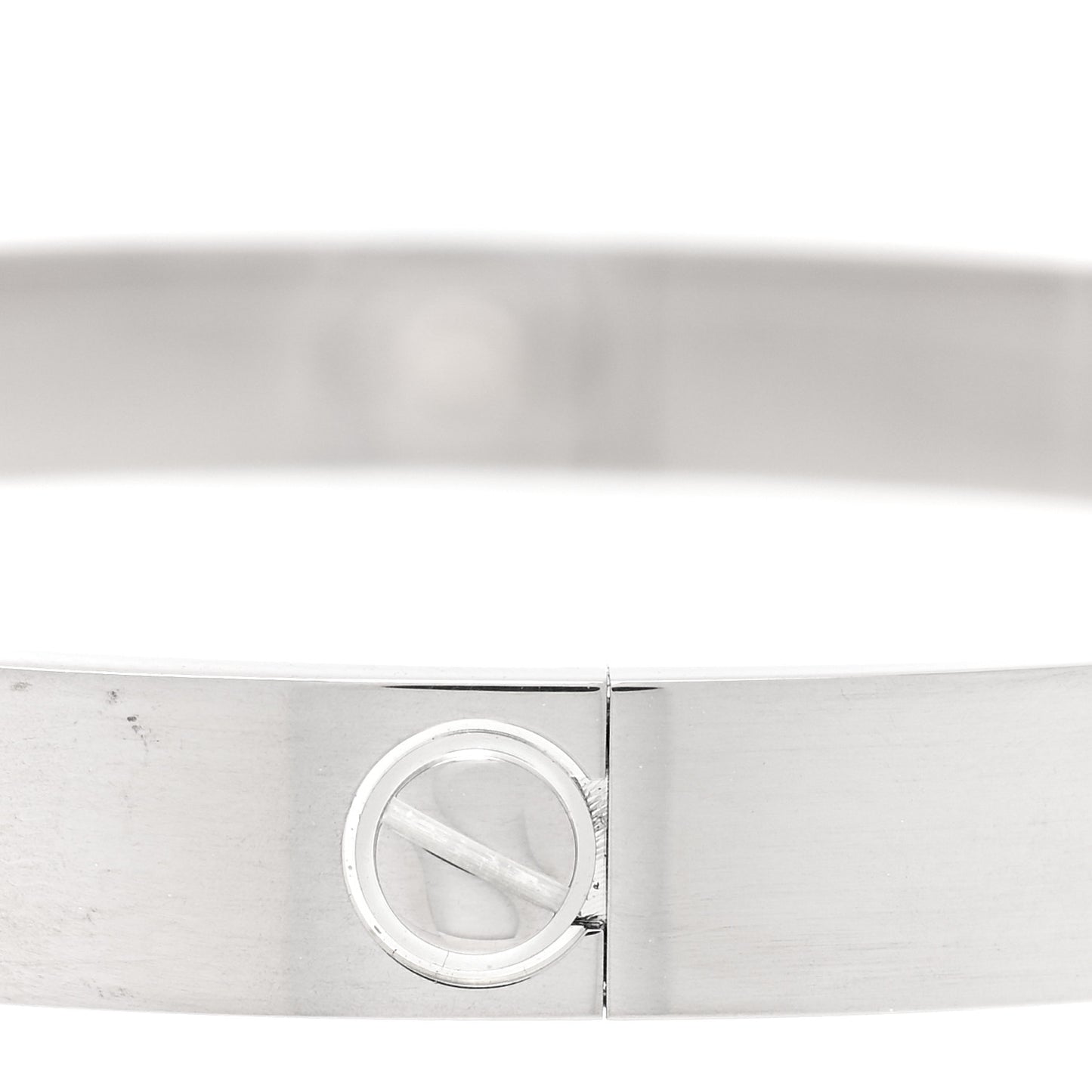 18K White Gold LOVE Bracelet 18