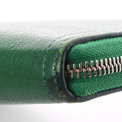 Givenchy Sugar Goatskin Pandora Half Zip Long Wallet Green 6 of 11
