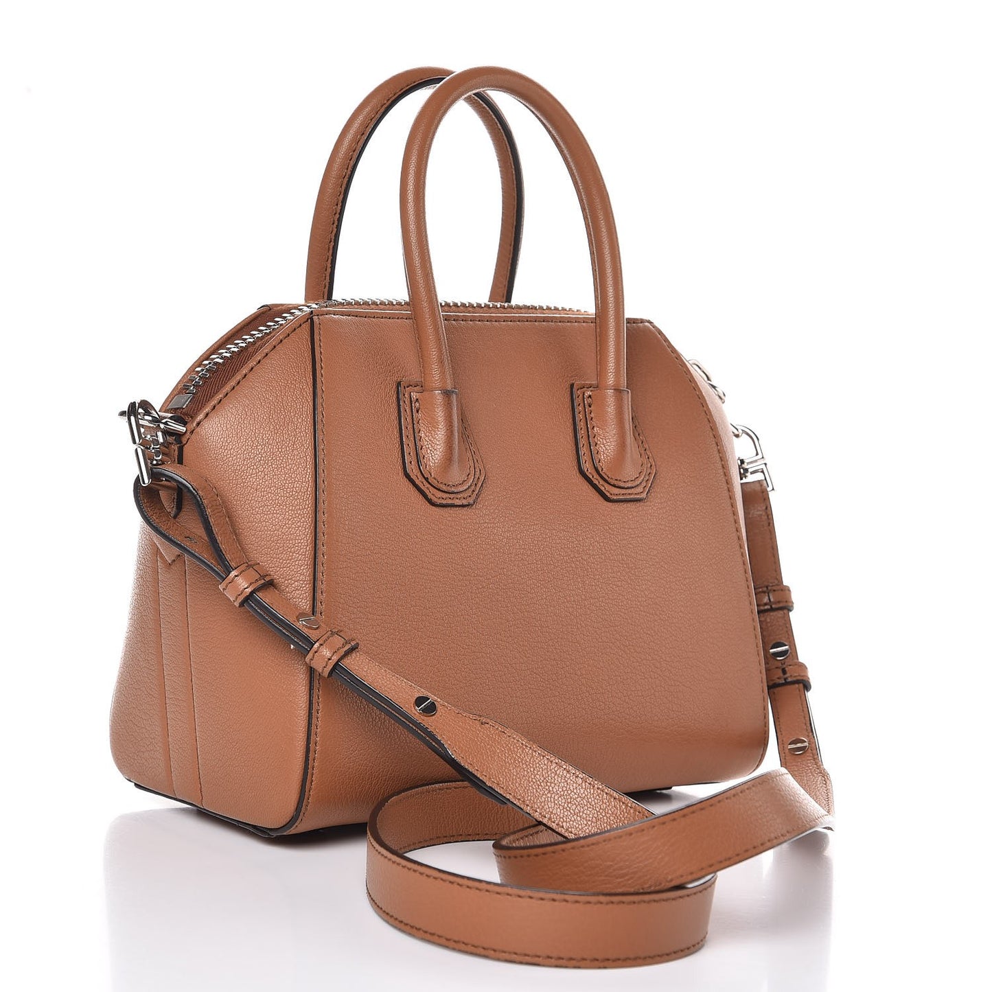 Sugar Goatskin Mini Antigona Caramel