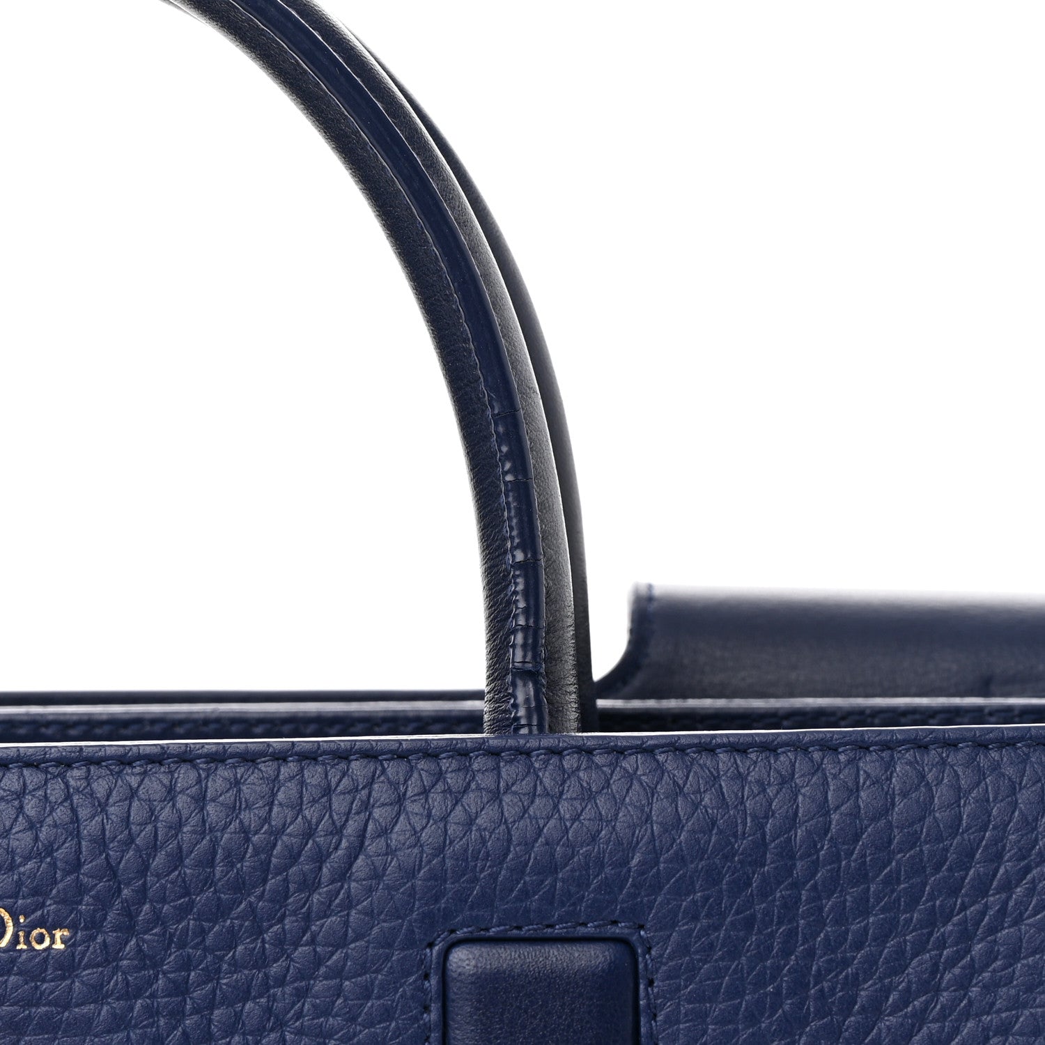 Christian Dior Bullcalf Medium Diorever Flap Navy 15 of 16