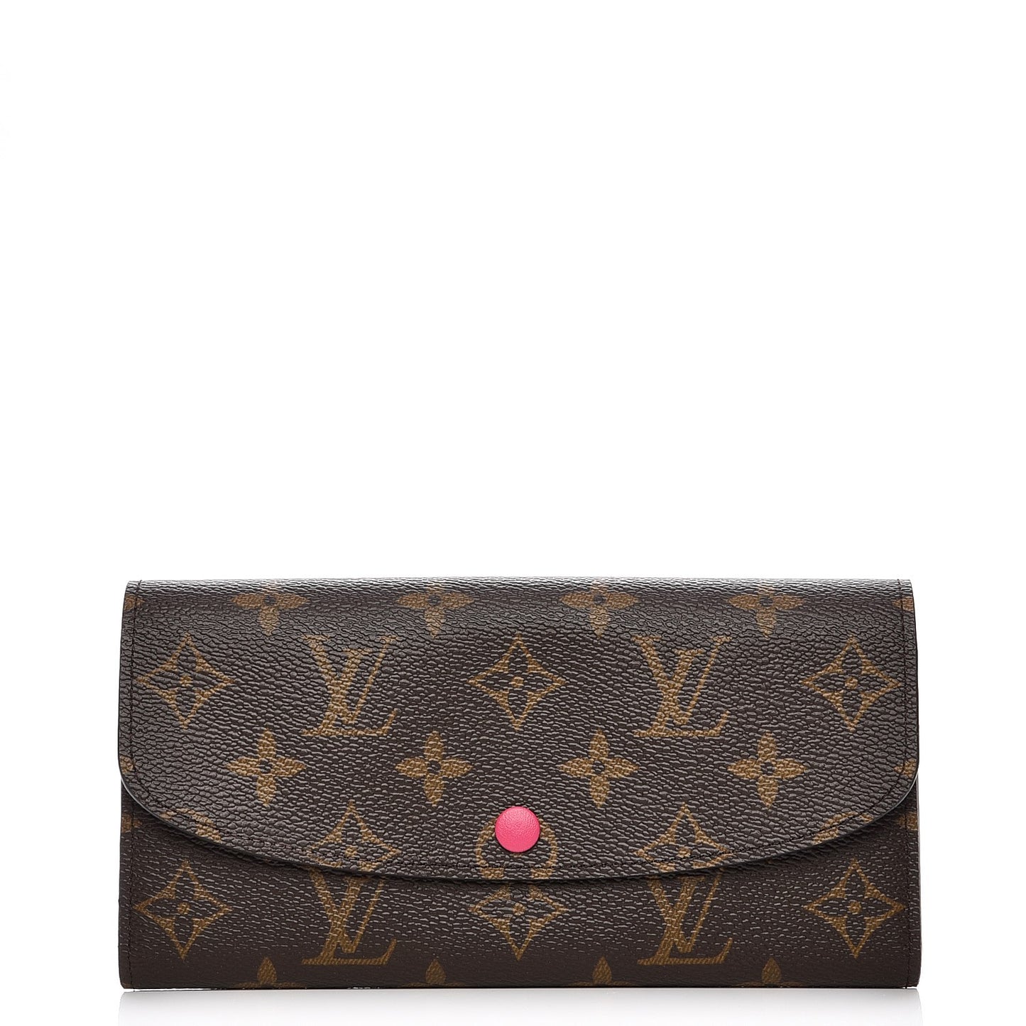 Monogram Emilie Wallet Hot Pink