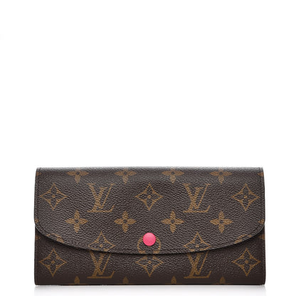 Louis Vuitton Monogram Emilie Wallet Hot Pink 1 of 8