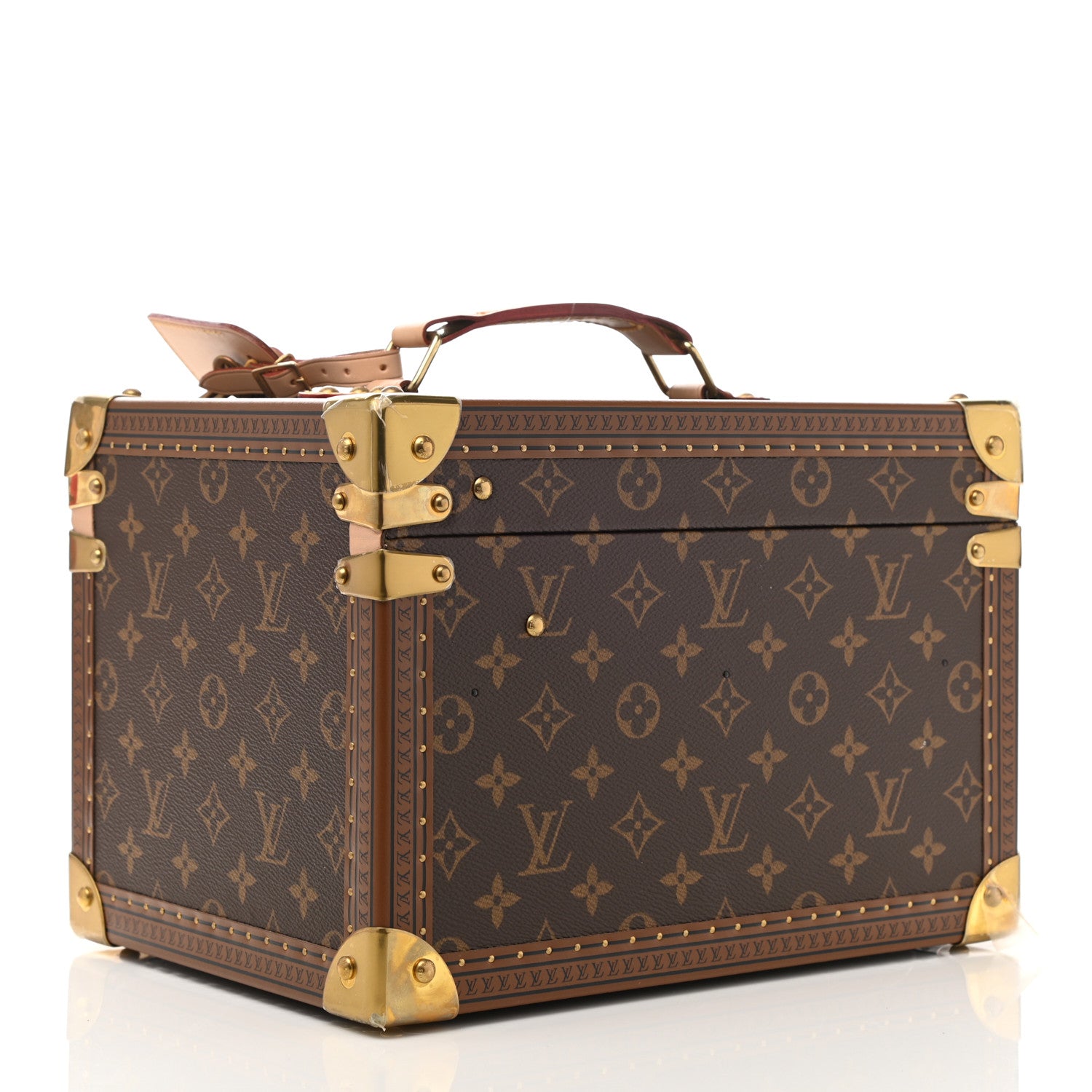 Louis Vuitton Monogram Boite Flacons Beauty Train Trunk Case Rouge Flamme 3 of 15