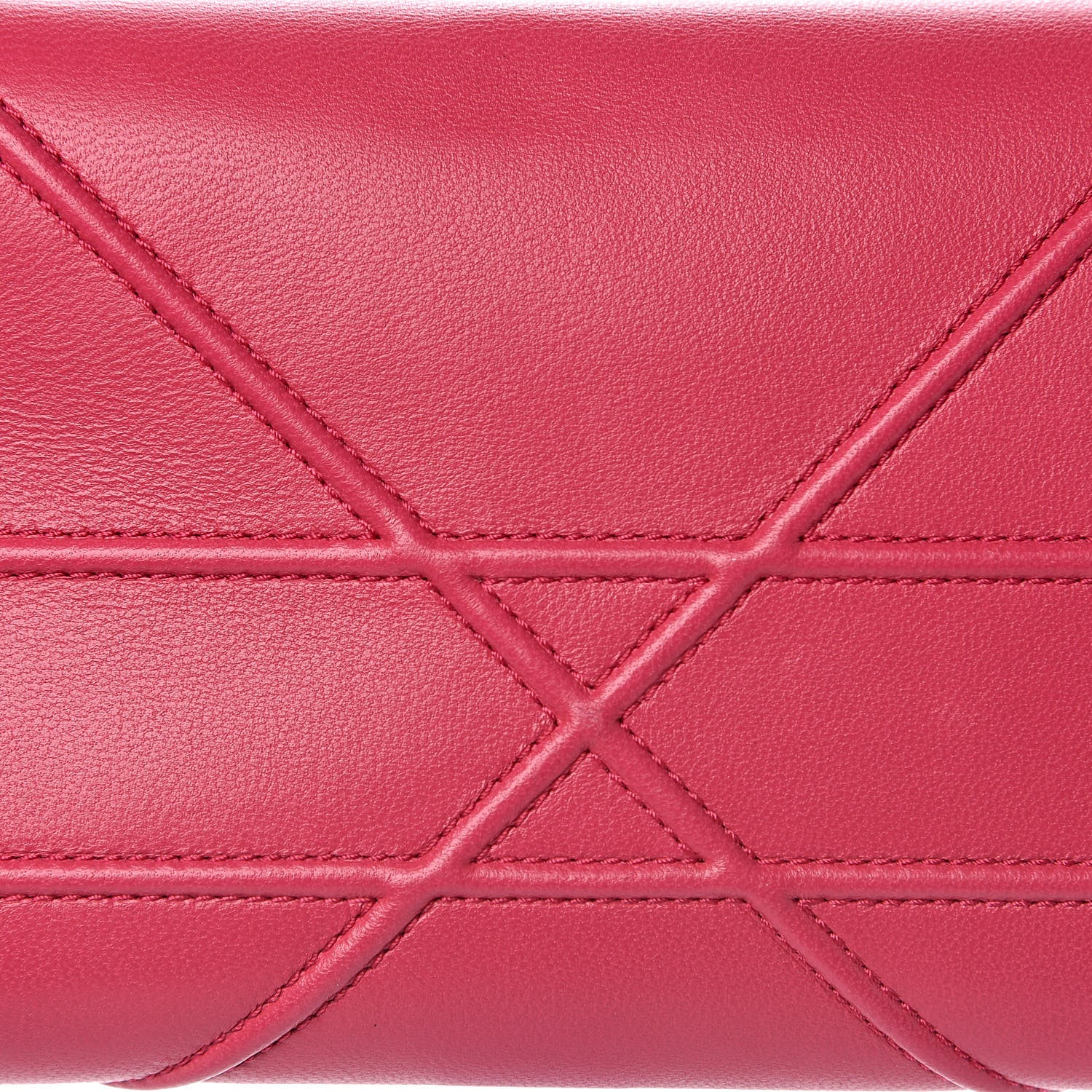 Christian Dior Lambskin Diorama Croisiere Chain Wallet Fuchsia 10 of 10