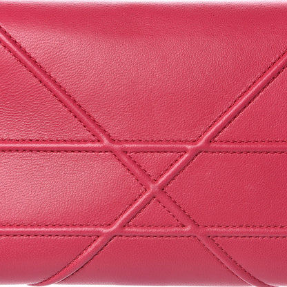 Christian Dior Lambskin Diorama Croisiere Chain Wallet Fuchsia 10 of 10