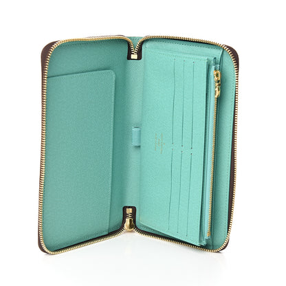 Louis Vuitton Monogram My LV Heritage Zippy Organizer Wallet Vert Clair Fuchsia 4 of 6