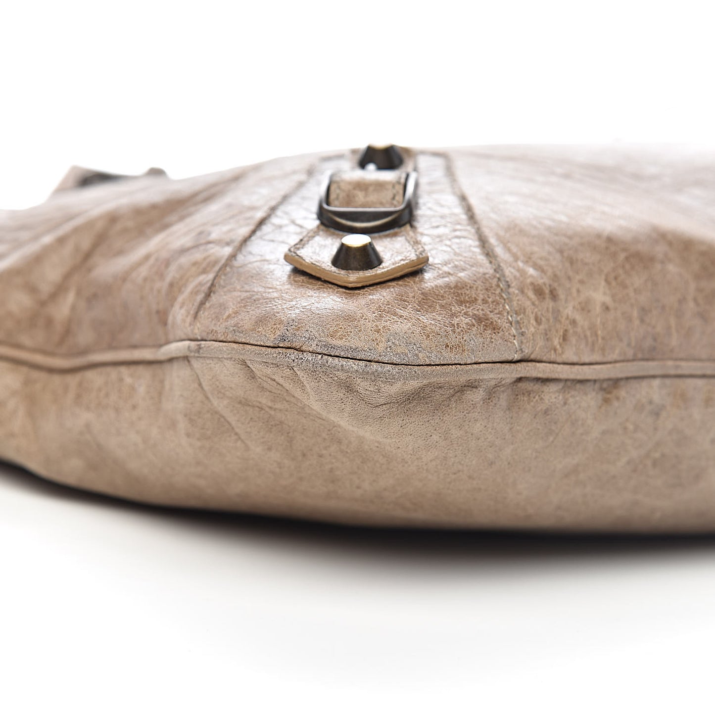 Chevre Classic Hardware Flat Messenger Gris Poivre