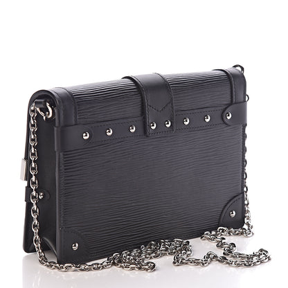 Louis Vuitton Epi Trunk Chain Wallet Black 3 of 9