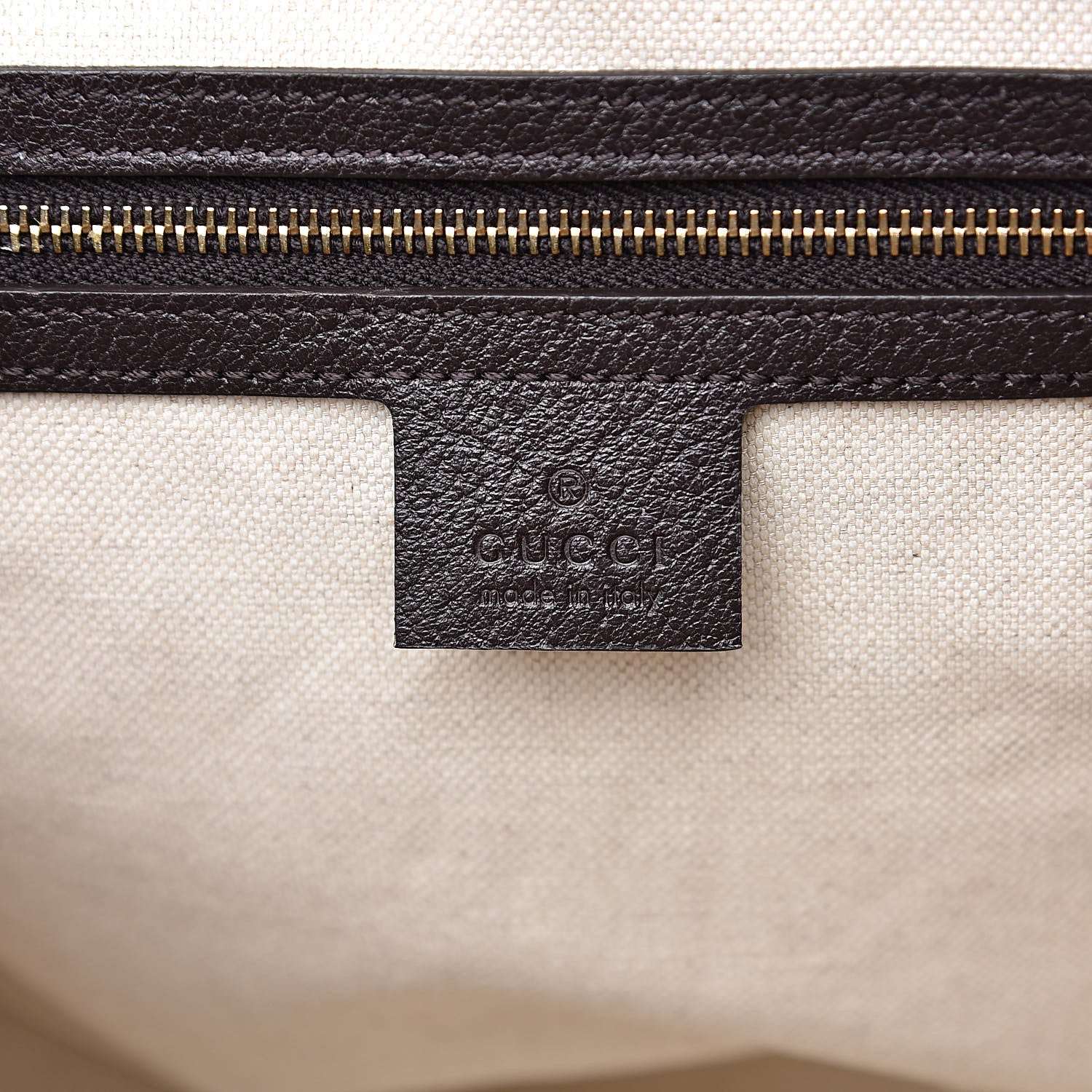 Gucci Monogram Vintage Web Medium Webby Bee Boston Dark Brown 5 of 11