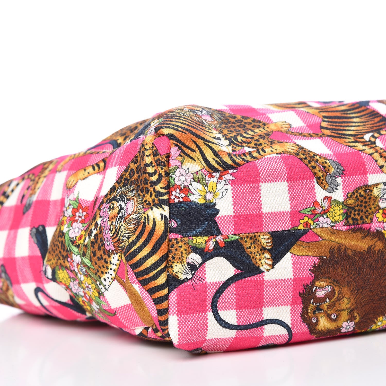 Gucci Canvas Kids Tiger Print Tote Multicolor 8 of 9