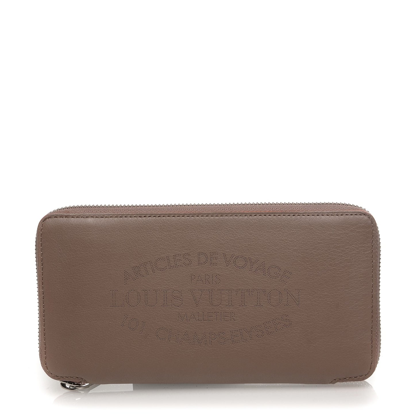 Veau Soie Iena Wallet Taupe