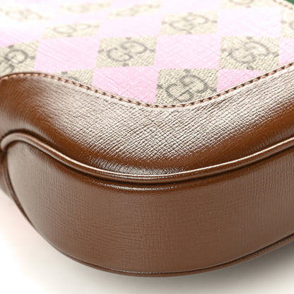 Gucci GG Supreme Monogram Azalea Calfskin Print Web Small Jackie 1961 Hobo Multicolor 9 of 10