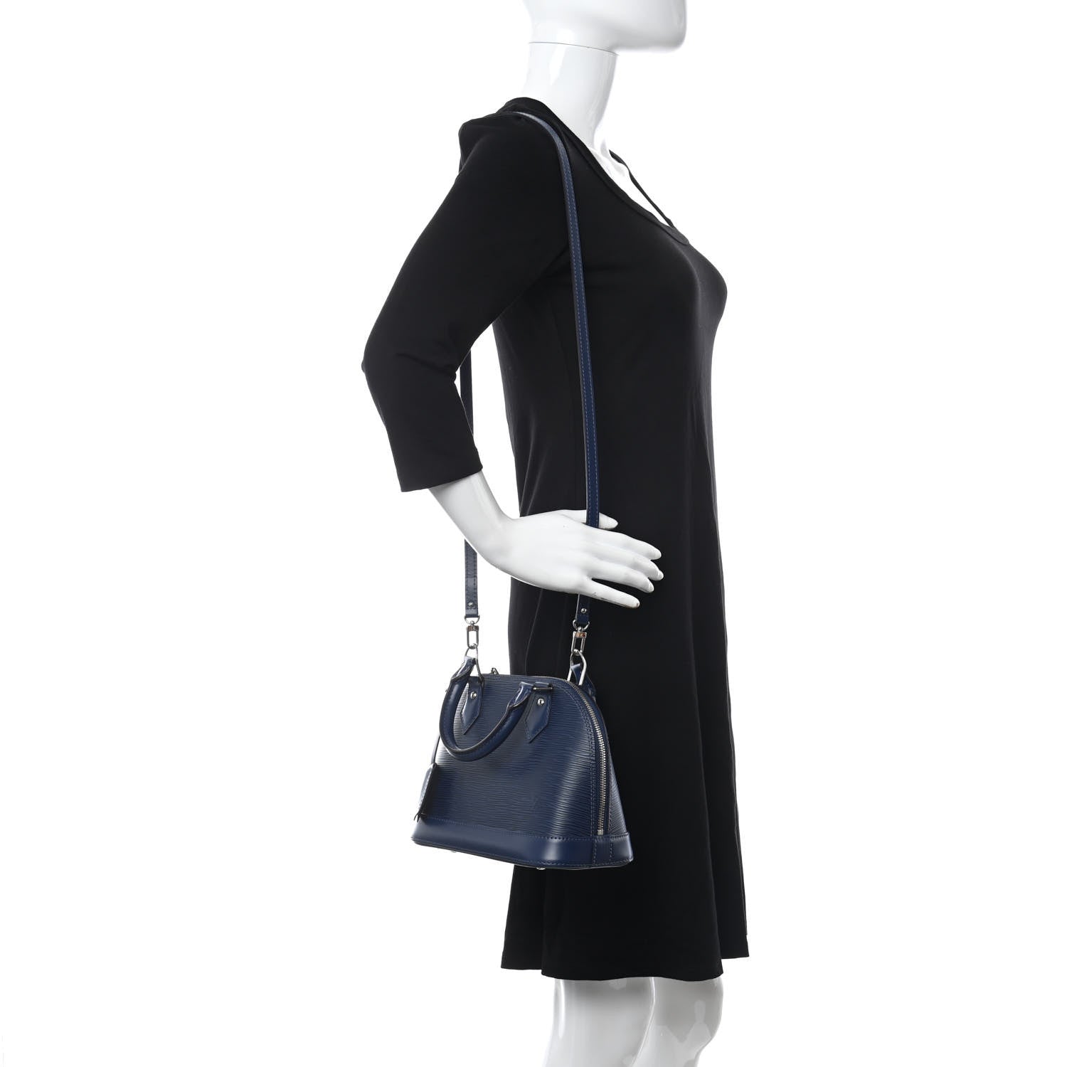 Louis Vuitton Epi Alma BB Indigo 2 of 8